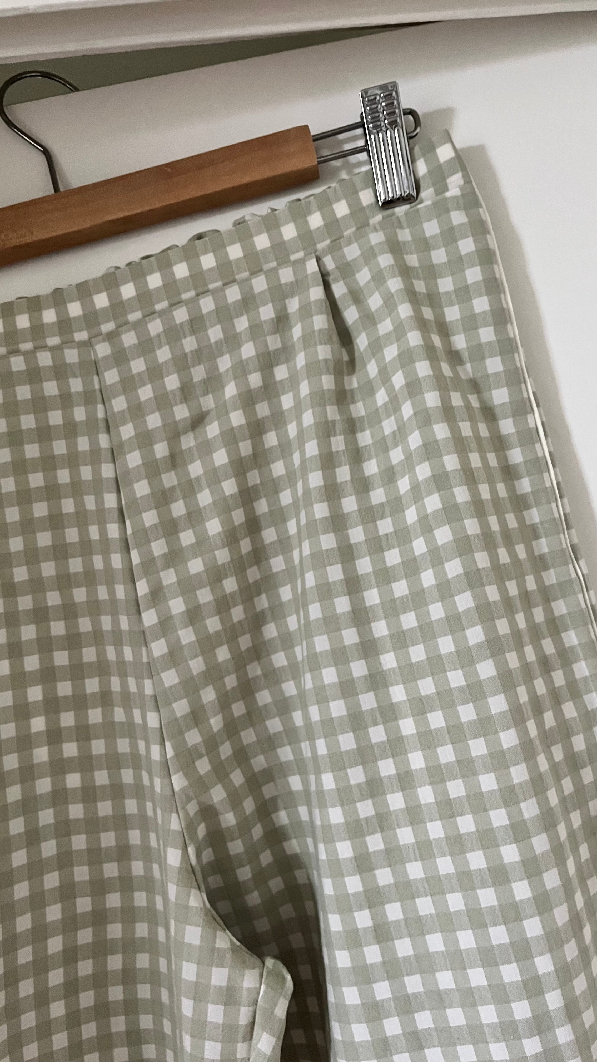 Pigiama donna VICHY SALVIA Lungo + Corto