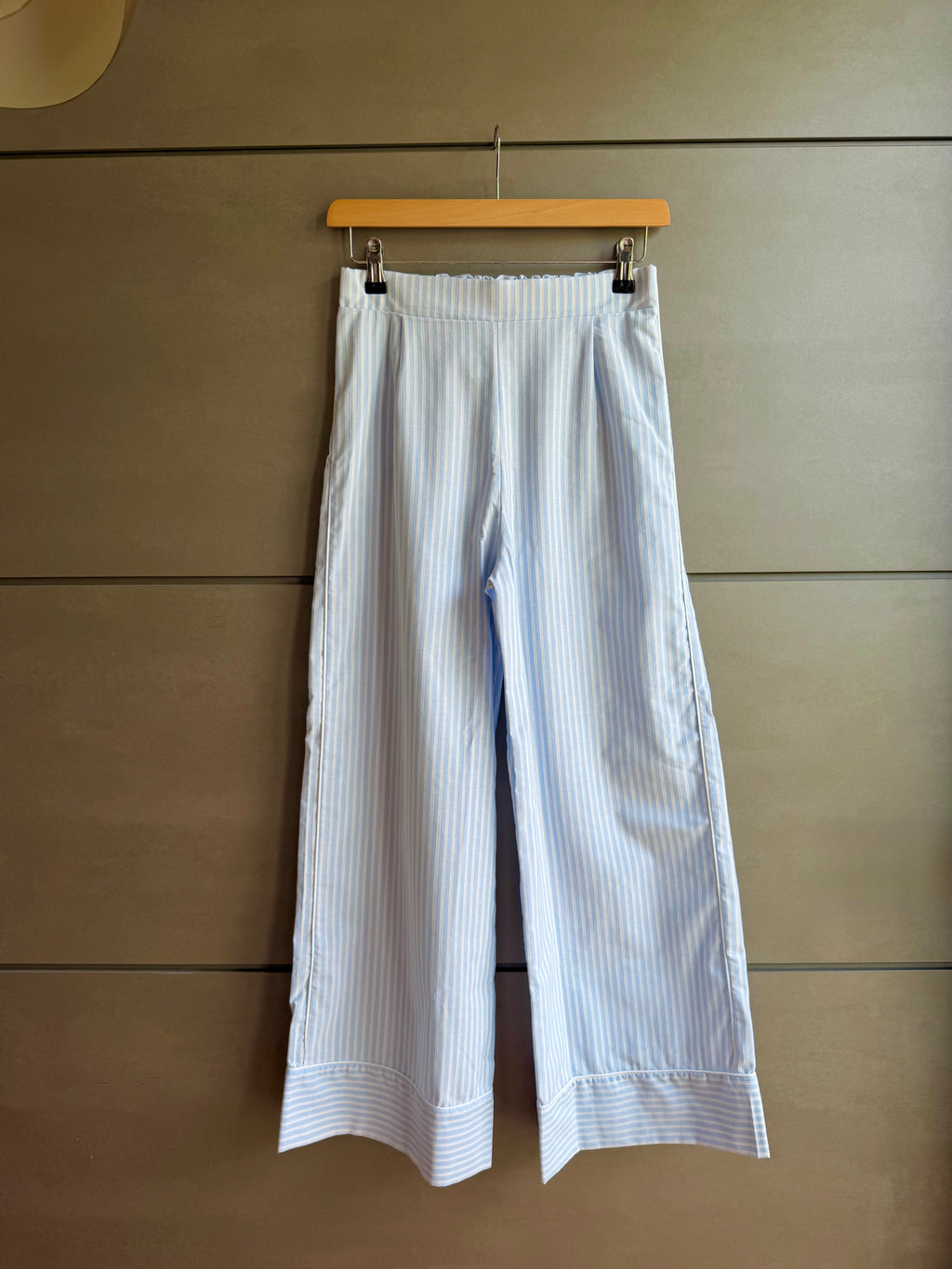 Pigiama donna RIGHE AZZURRE Lungo + Corto
