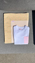 T-shirt tasca vichy rosa