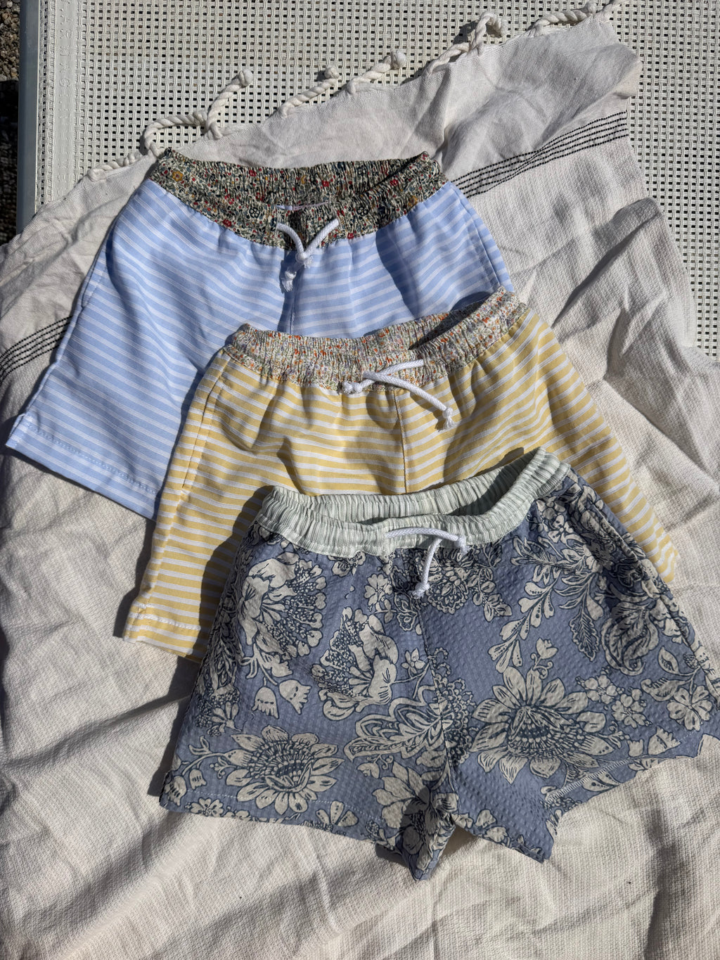Boxer righe azzurre