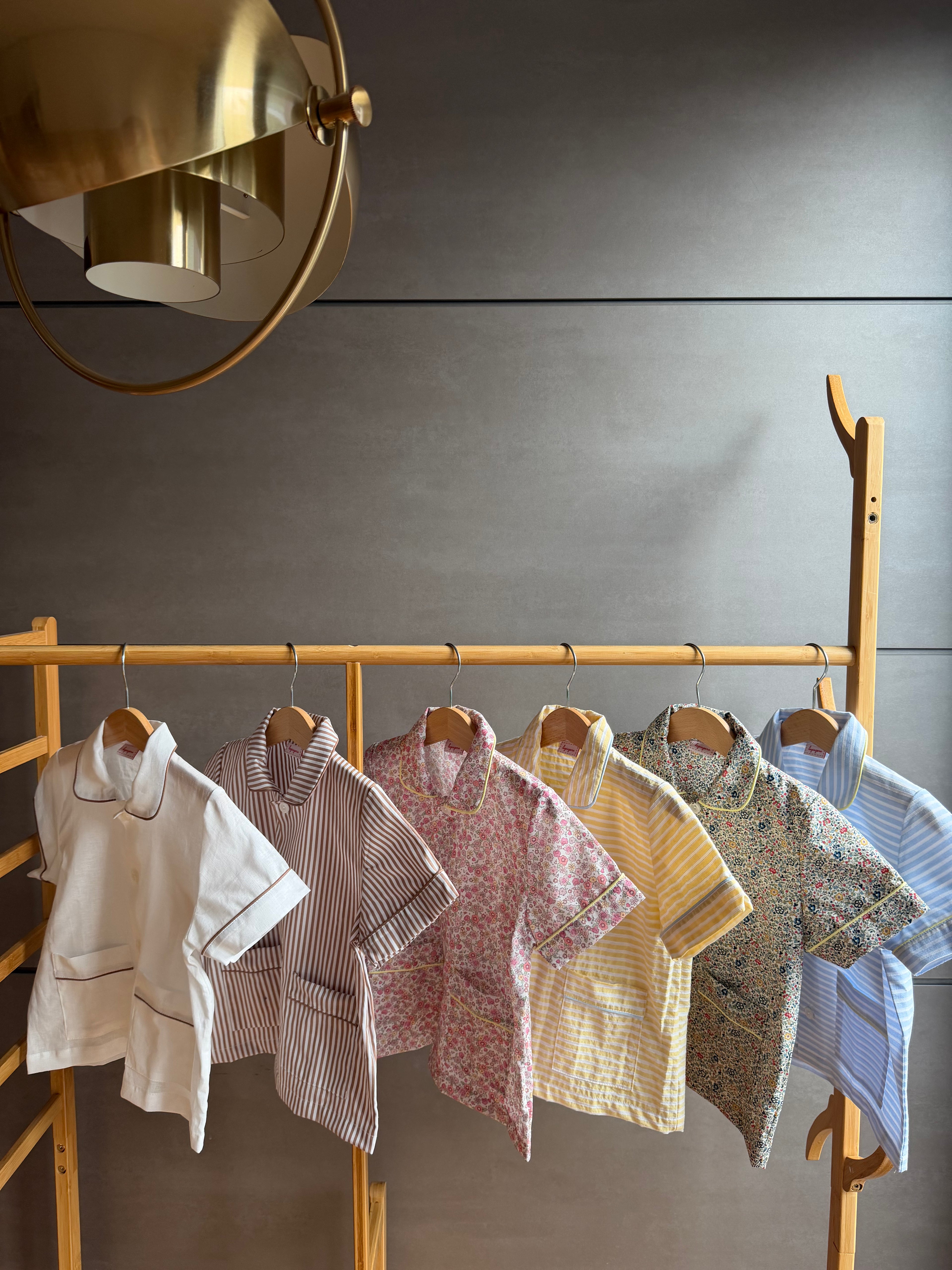 Pigiama Due pezzi: Dalla 2 alla 6 anni FIORELLINI ROSA E VERDI