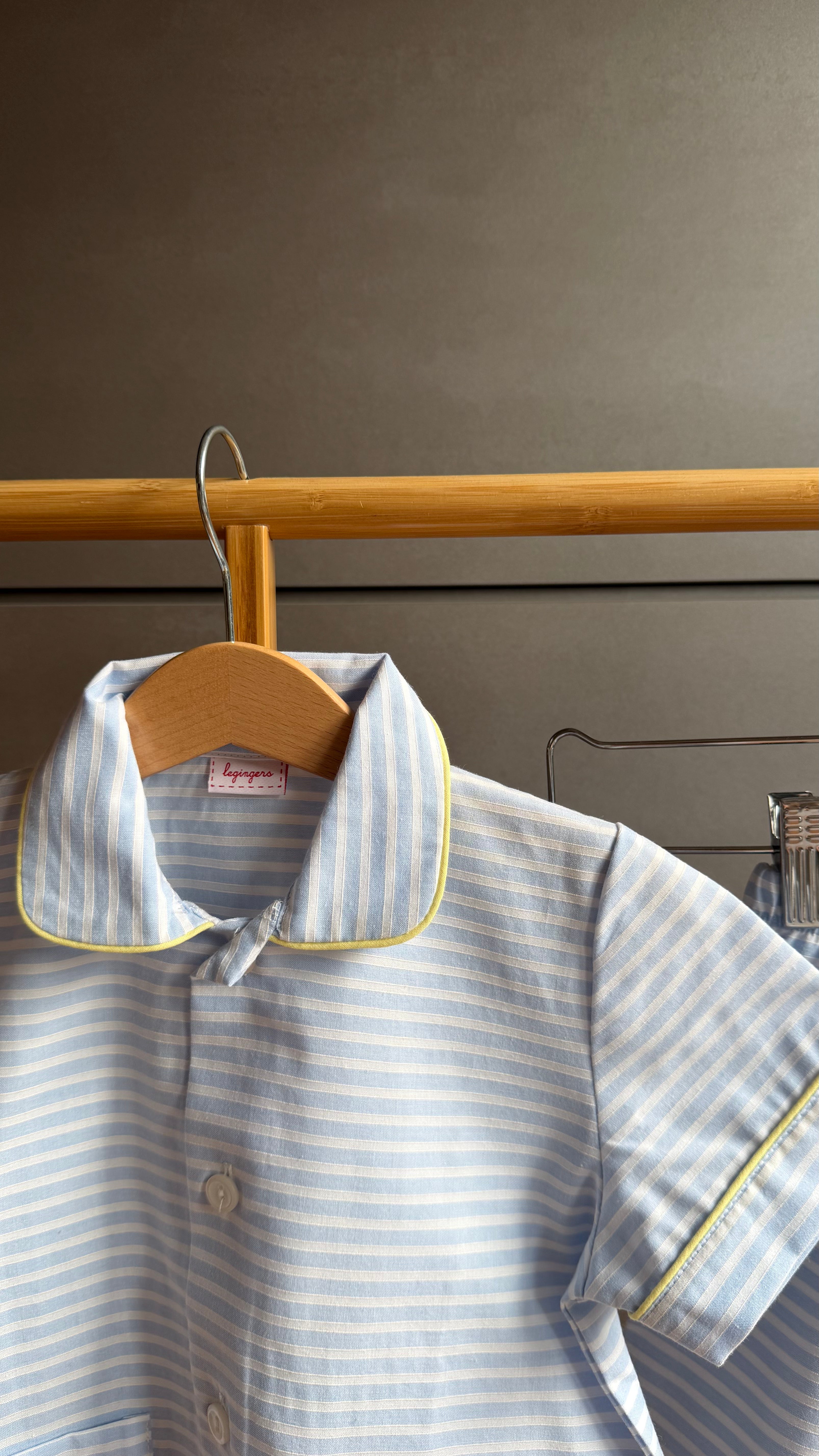 Pigiama Due pezzi: Dalla 2 alla 6 anni RIGHE AZZURRE