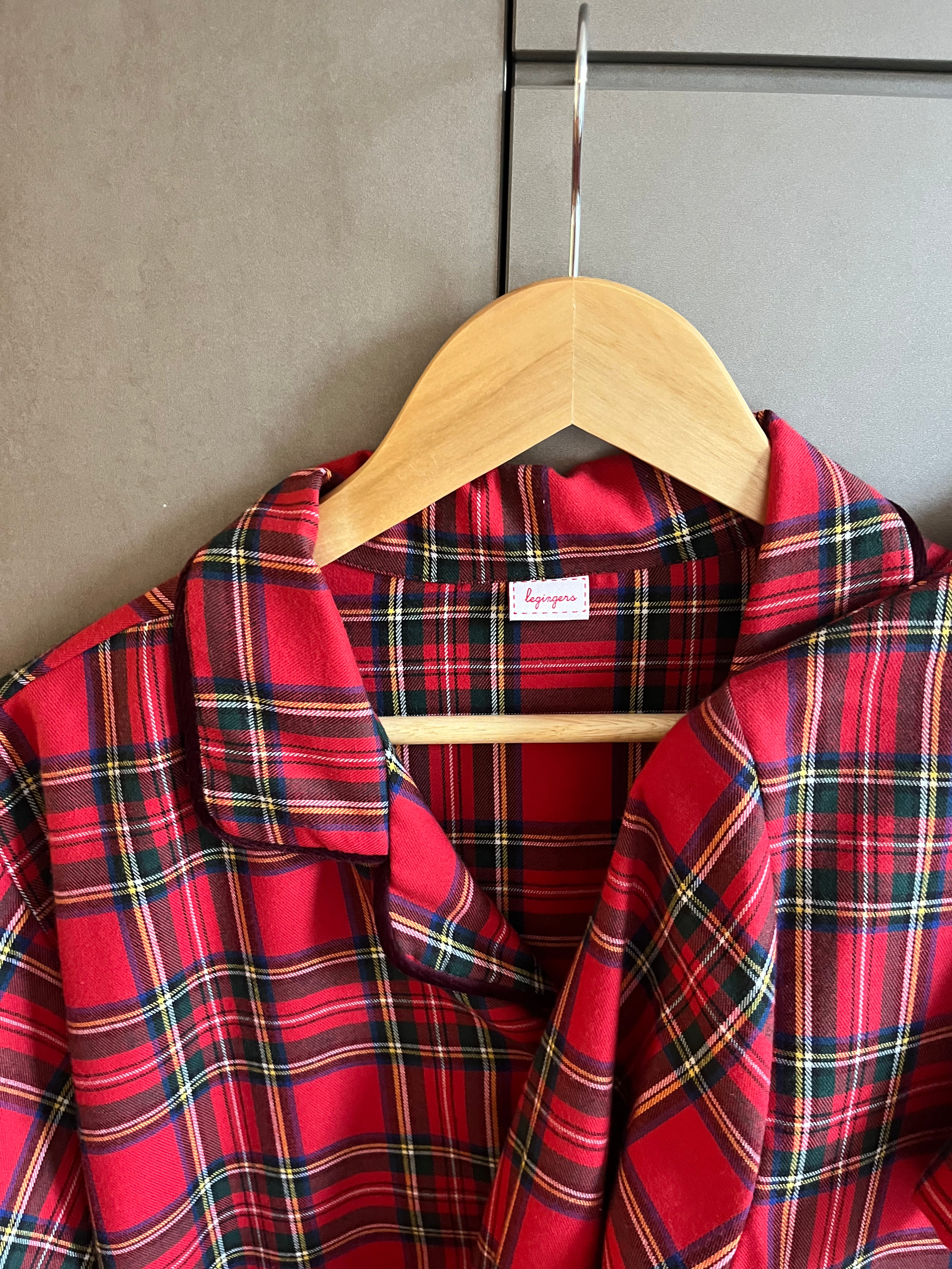 Pigiama uomo TARTAN ROSSO
