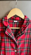 Pigiama uomo TARTAN ROSSO