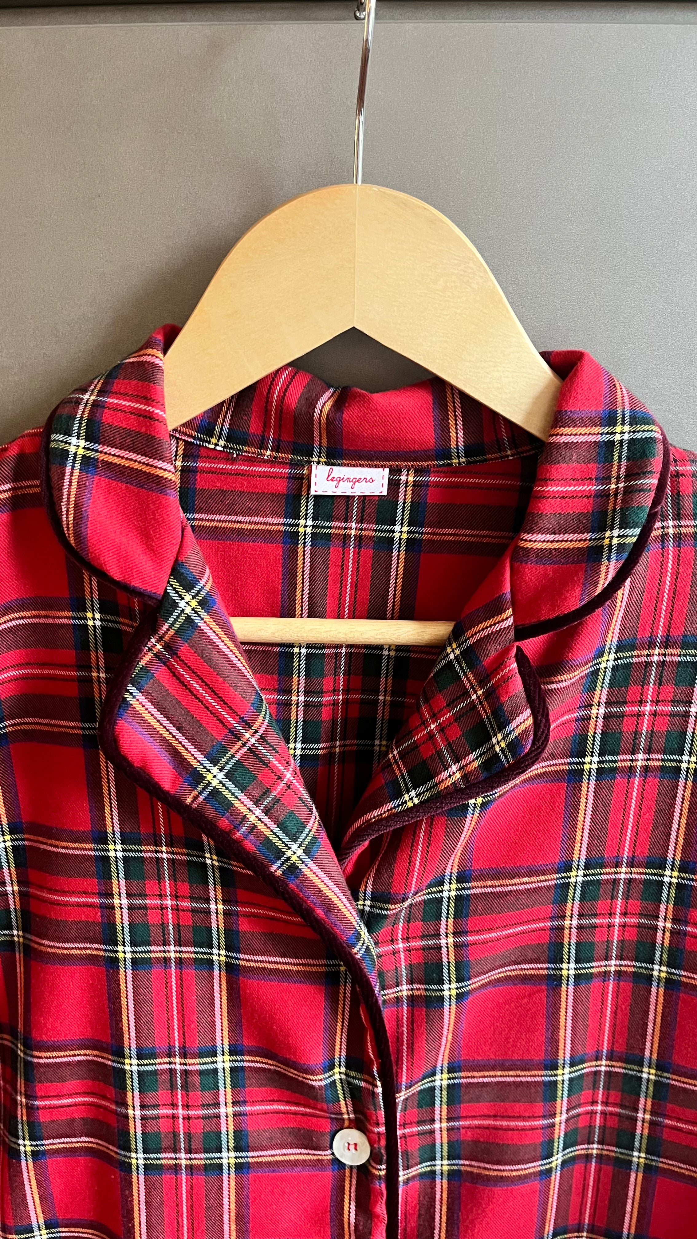 Pigiama donna TARTAN ROSSO