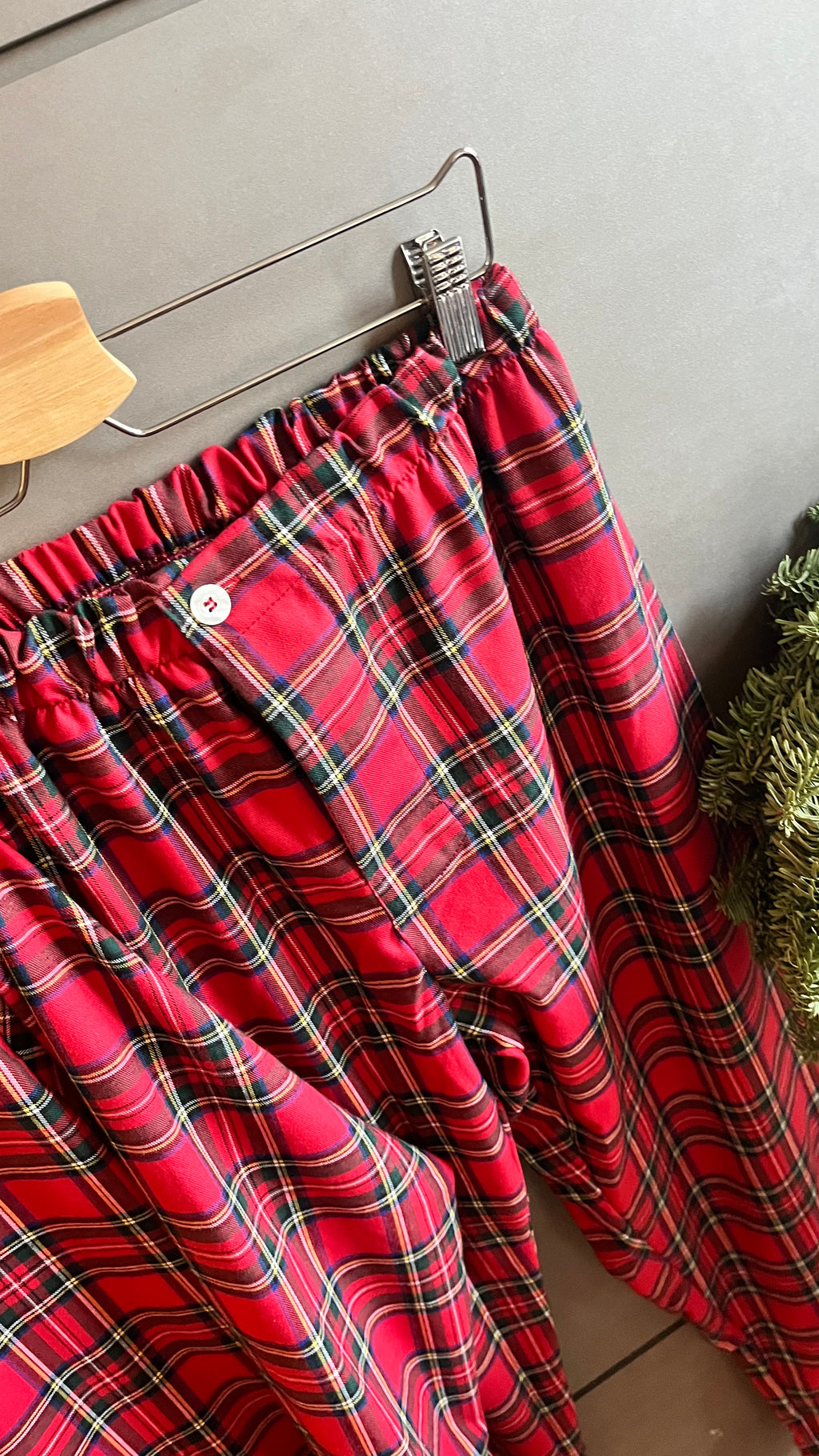 Pigiama uomo TARTAN ROSSO